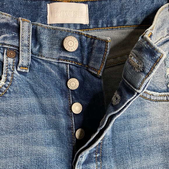 Boyish The Mikey Wide Leg Flare Jeans - Picture 9 of 9